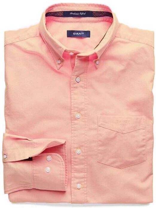 Camisa Oxford Académica Naranja GANT Tang 350400 Talla M Foto 1 de 1