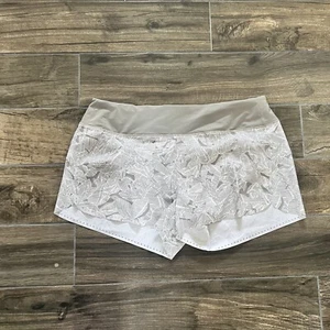 Athleta Gray White Shorts Size XL - Picture 1 of 6