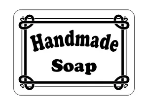 108 x Handmade Soap Labels self adhesive vinyl Stickers Natural ingredients - Picture 1 of 3