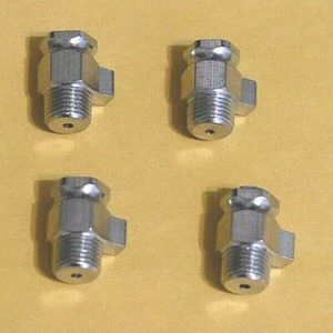 4 Heizkörper Messing vernickelt schlüsselbetrieben Entlüftung Münzventile 1/8" HVAC - Bild 1 von 7
