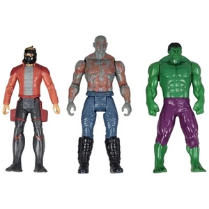 Marvel Action Figure Lot of 3 - Hulk, Drax, & Star-Lord - Picture 1 of 6