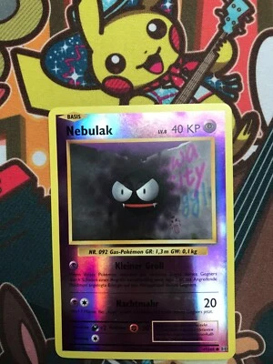 Nebulak Reverse 47/108 Evolution deutsch Pokemon Karten NM - Bild 1 von 3