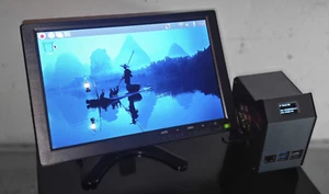 raspberry pi 5 8gb desktop w/ monitor and keyboard/mousepad - Picture 1 of 6