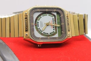 ULTRA RARE CITIZEN 8943-083661 WA ROBOT FACE VTG DIGI-ANA 30-0225 JAPAN WATCH - Picture 1 of 16