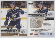 2017-18 Upper Deck CHL Star Rookies High Gloss /10 Dawson Baker #364