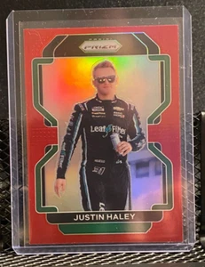 🔥 Justin Haley 2022 Prizm Racing Red Prizm Card # - 18🔥 - Picture 1 of 2