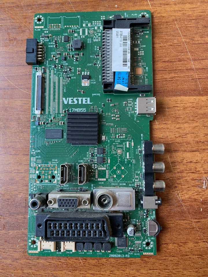 PLACA PRINCIPAL VESTEL 17MB55 PARA TV CELCUS DLED40125FHD Foto 1 de 4