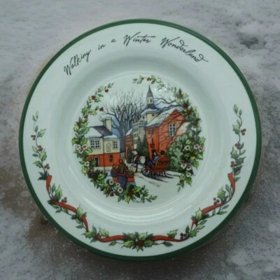 Plato de cena Susan Winget WINTER WONDERLAND certificado International BringingTree Foto 1 de 4