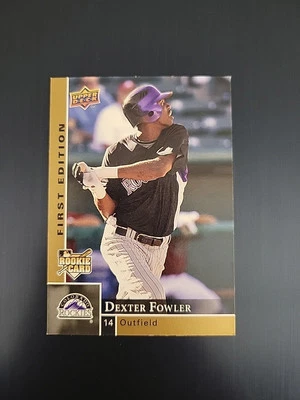 2009 - Upper Deck - Primera Edición - Dexter Fowler - Tarjeta de Novato - Rockies Foto 1 de 2