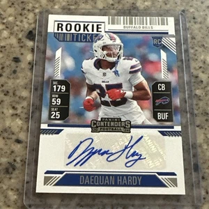 Biglietto Daequan Hardy 2024 Contenders Rookie Auto RC #236 Buffalo Bills-Football - Foto 1 di 2