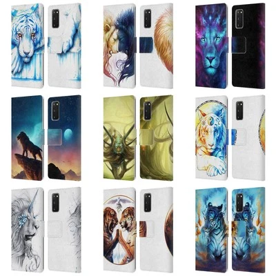 JONAS "JOJOESART" JÖDICKE BIG CATS LEATHER BOOK CASE FOR SAMSUNG PHONES 1 - Image 1 of 4