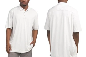 Mens Tommy Bahama Paradiso Cove Short Sleeve Zinc Grey Polo Shirt LT Tall NWT - Picture 1 of 3
