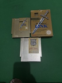 Nintendo NES PAL Gold Cartridge the Legend of Zelda & Links Awakening