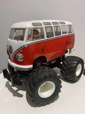Tamiya 58512 1/12 Volkswagen VW Bus Type 2 T1 Wheelie WR02 Discontinued Like New - Image 1 of 4