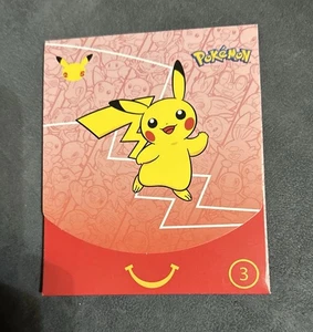 Pokemon Karten McDonalds Happy Meal Einzelpack 25th Anniversary ungeöffnet. - Bild 1 von 1