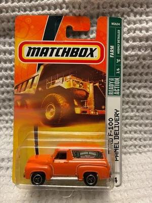 2007 Matchbox Ford F-100 панель доставки - фермерский рынок - готов к действию 1:64 - Изображение 1 из 4