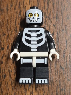 全新乐高迷你公仔 带印花 万圣节 骷髅 男装 — 第 1/2 张图片