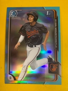 68351 2015 Bowman Chrome Draft bleu ciel réfracteurs #80 Ryan Mountcastle RC BK$25 - Photo 1 sur 3