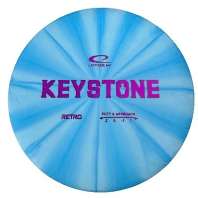 Latitude 64 Putt & Approach Disc 172 g Keystone Golf Retro Blue - Image 1 of 4