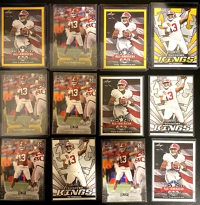 Tua Tagovailoa Rookie RC Card Lot (12) Leaf Gold Parallel Touchdown Kings Draft - Bild 1 von 10