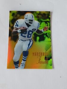 1995 Select Certified Edition Gold Mirror Marshall Faulk #1 SP MINT 