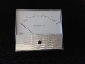 TRIPLETT 8X42T GAUGE 0-10 D.C. AMPERES GAUGE  - Picture 1 of 2