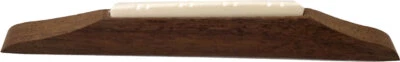 Hardwood MANDOLIN BRIDGE by Ashbury. 2 piece, for archtop. At Hobgoblin Music