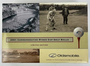 2001 commemorative Ryder Cup Oldmobile Strata golf balls-Limited Edition (NIB) - Picture 1 of 6