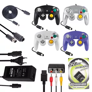 Nintendo GameCube Zubehör-Set Auswahl 🤔🆕✅ Controller Netzteil AV-Kabel Memory - Bild 1 von 29