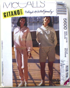 McCall's 5600 Pattern - Gitano Misses' Top and pants size 14-16 - Picture 1 of 3