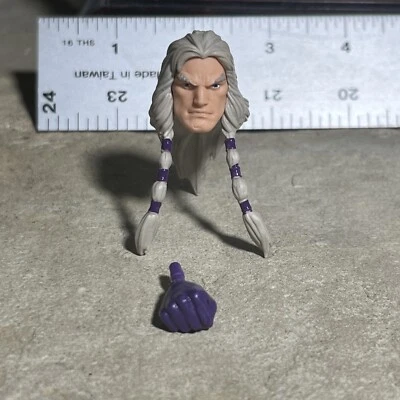 Marvel Legends X-Men AOA Era del Apocalipsis BAF Coloso Magneto Cabeza y Mano Parte Foto 1 de 4