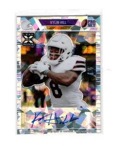 2021 Leaf Metal Draft Silver Crystals 3/10 SSP Kylin Hill #BA-KH1 Rookie Auto RC - Picture 1 of 2