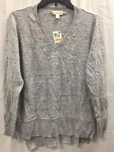 Maison Jules Sweater Fleck Vneck Gray S - Bild 1 von 1