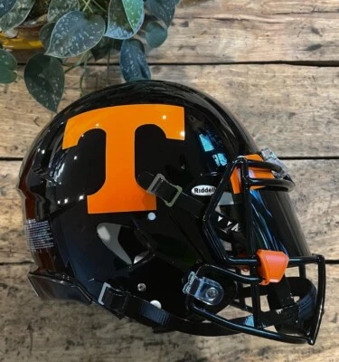 TENNESSEE VOLUNTEERS Authentic GAMEDAY Football Helmet 2022 DARK MODE - Image 1 of 4