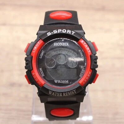 Reloj Digital HONHX Hombre Tono Negro Acero Inoxidable Clásico S-Sport Impermeable Foto 1 de 4