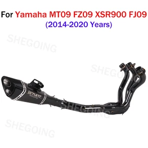 For Yamaha MT09 FZ09 XSR900 FJ09 Motorcycle Exhaust Full System 2014-2020 Years - Picture 1 of 7