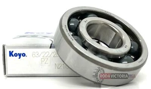 KOYO JAPAN 63/22 2BYR4SH2-9T BALL BEARING, OPEN, NO SEALS 22x56x15 mm SC04C23 - Picture 1 of 4