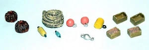 Wharf side boat clutter jetty junk F294 UNPAINTED OO Scale Langley Models Kit - Picture 1 of 1