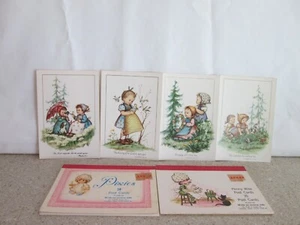 Vintage Pixie Postcards& Hummel Postcards Lot - Picture 1 of 7