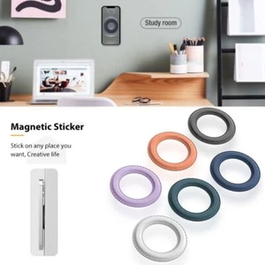 Mount Magnetic Ring Holder Wall Wall Phone Holder for iPhone 14 13 12/MagSafe - Photo 1 sur 16