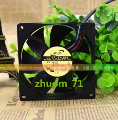 1PC ADDA AD0824VB-A72GP 8025 24V 0.38A High air volume inverter cooling fan - Image 1 of 3