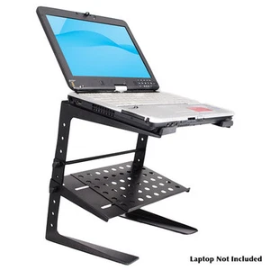 Nuevo soporte para computadora portátil Pyle PLPTS26 para DJ con estante de almacenamiento DJ audio profesional - Imagen 1 de 1