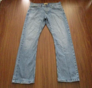 Wrangler 20X Jeans Mens 33x32 Blue Straight Light Boot Cut Cotton Cowboy Western - Picture 1 of 17