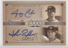 2007 TRISTAR Elegance Signature Marks Dual /25 Jeremy Papelbon Josh Auto