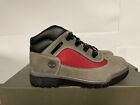 Timberland Field Boot A1rg1 Little Kids' Shoes Grey-Red Tb0a1rg1 New