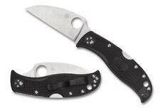 Spyderco Knives RockJumper Lockback G10 Stainless C254PBK Black Pocket Knife New
