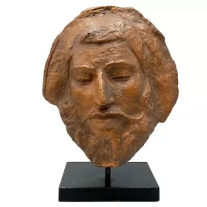 Vintage Life Death Mask Sculpture Art Decor Statue Paul Gauguin Creepy - Picture 1 of 12