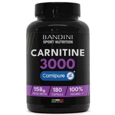 Bandini® L-Carnitina 3000-180 capsule Energia e Recupero Muscolare - Immagine 1 di 4