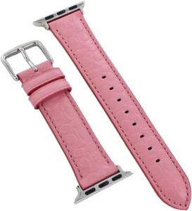Coach Apple Watch Replacement Strap 38mm 40mm 41mm Series 14700208 Pink - Picture 1 of 7