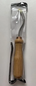 Long Bent V-parting Gouge STRYI 45rp , 45 degree, curved chisel 5mm - Picture 1 of 2